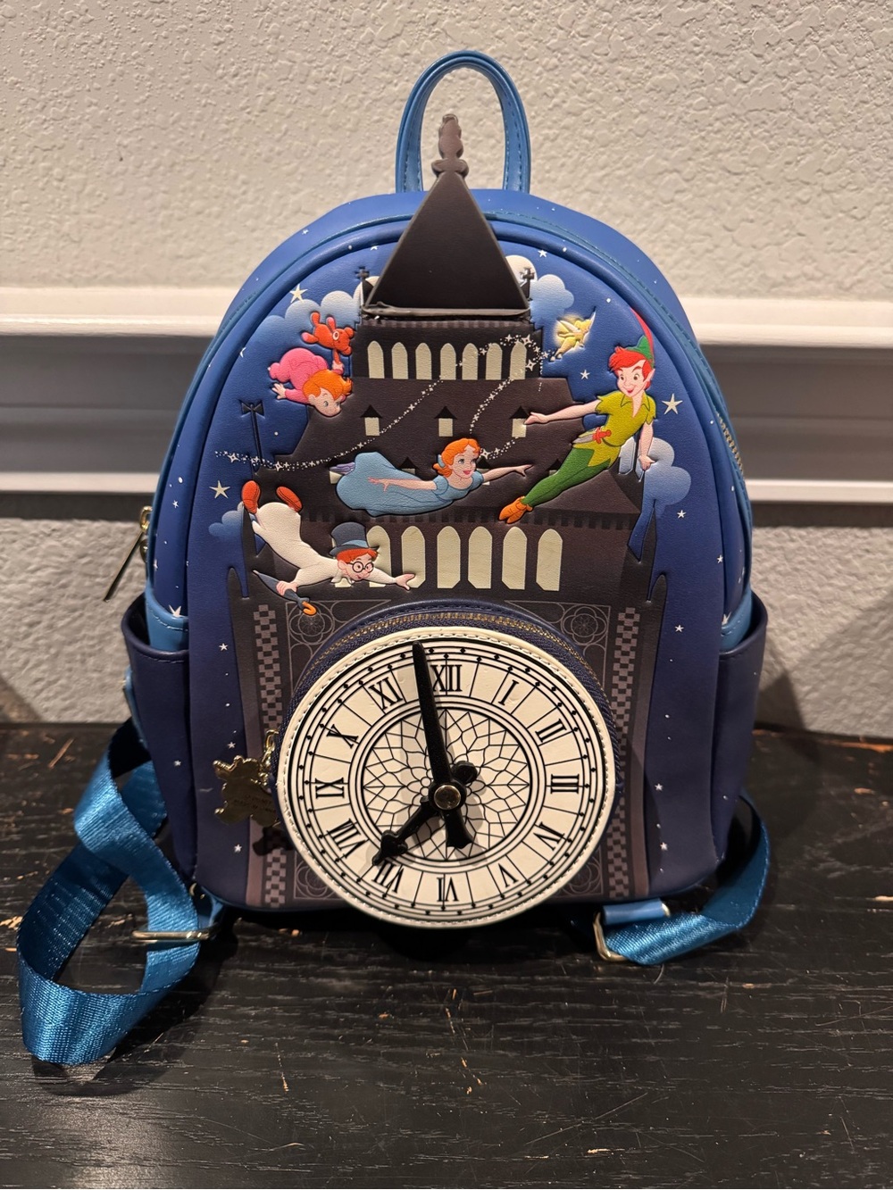 Loungefly Disney Peter Pan Big Ben Clock Tower Mini Backpack